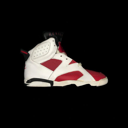 Nike Air Jordan VI 6 Original 1991 Kids Carmine Shoes NEW