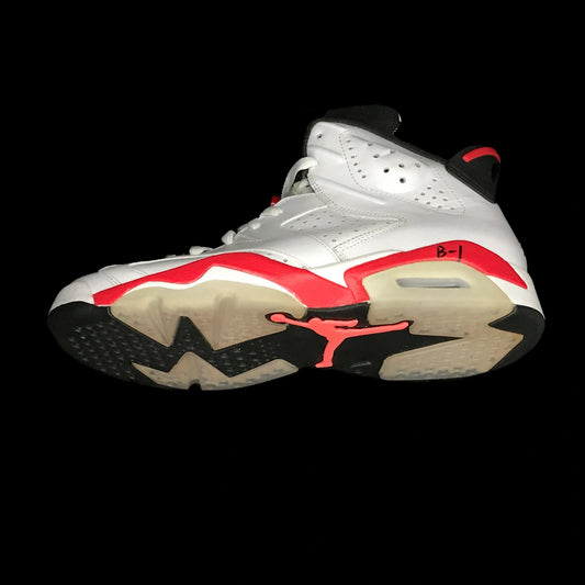 Nike Air Jordan 6 VI Retro Sample Red / Infrared Display Shoe Size 9