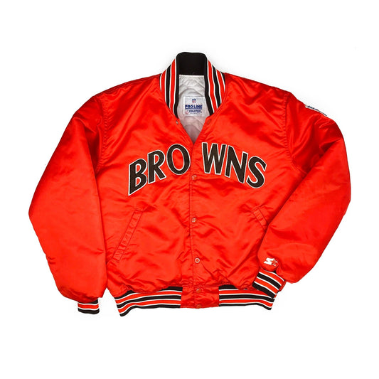 Cleveland Browns Authentic 90's Starter Coaches Jacket Size Large