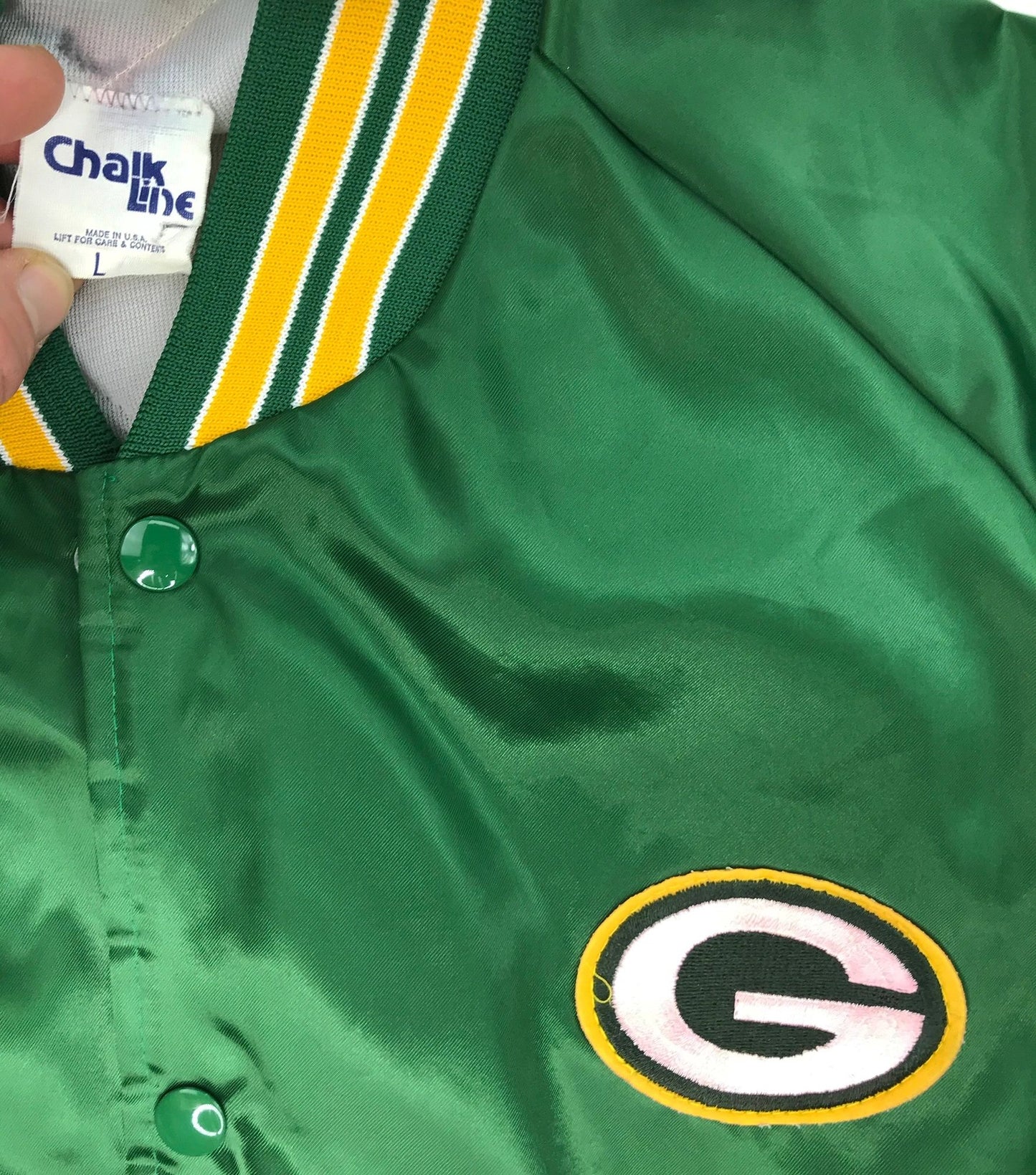 Green Bay Packers Chalk Line Original Coaches Jacket