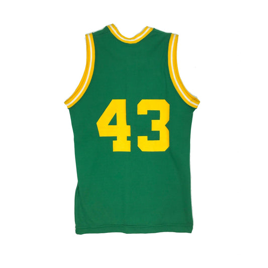 Seattle Supersonics Jack Sikma Sand Knit Jersey