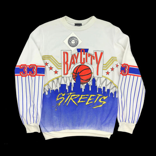 All Over Print 80's Basketball Bootleg Ewing Sweatshirt