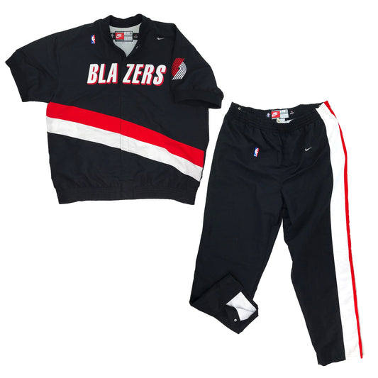 Portland Trailblazers Arvydas Sabonis Nike Game Worn Warm-ups