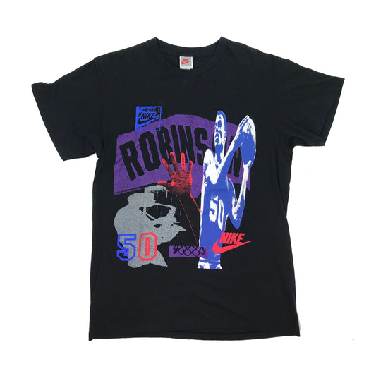 Nike Gray Tag David Robinson Single Stitch T-shirt NEW