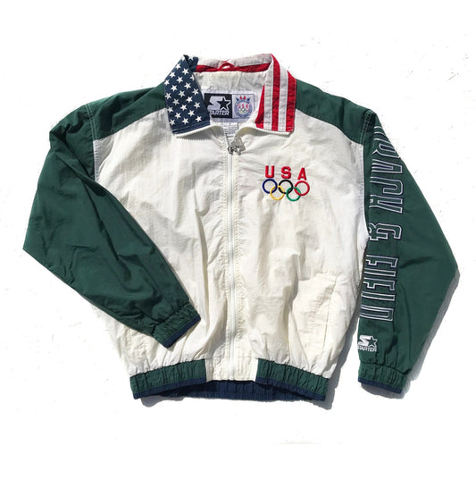USA Olympics Official 90's Starter Warm-Up Jacket