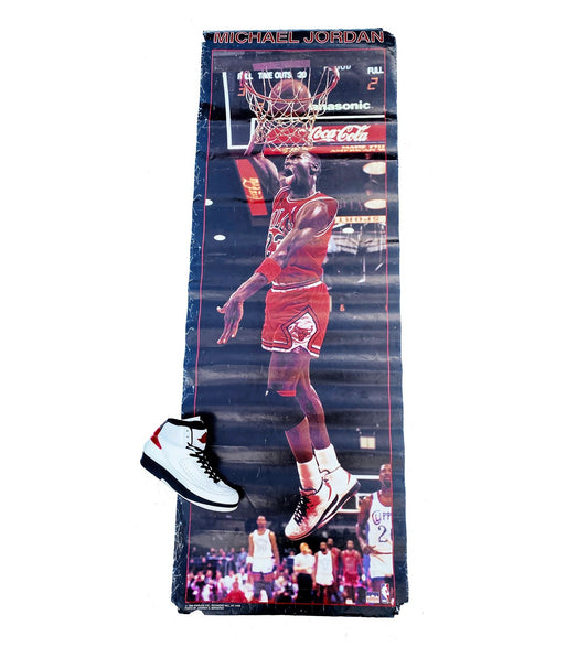 Michael Jordan Lifesize Door Poster Original Starline 1988