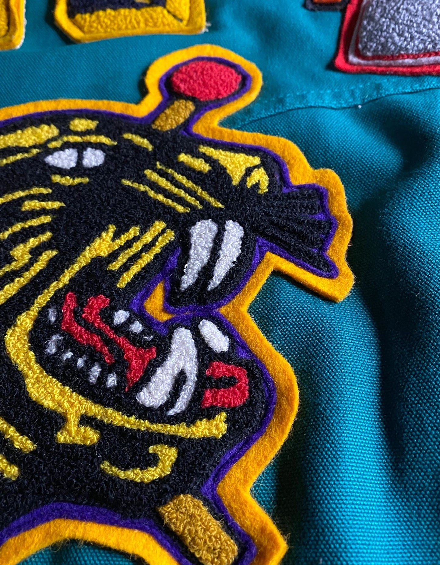 1/1 Carhartt High School Letterman's Patchwork Custom Jacket