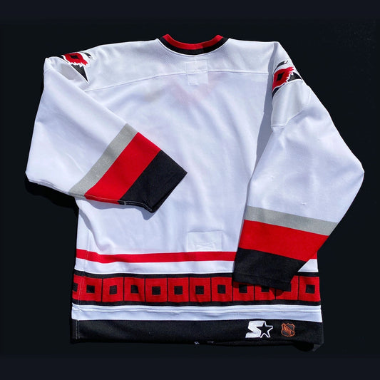 Carolina Hurricanes Authentic 90s Starter Game Jersey Fight Strap