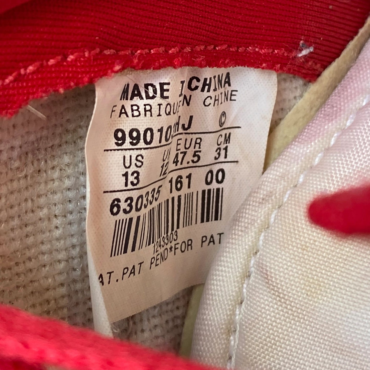 Nike Dunk High St Johns 1998 Varsity Red BTTYS Size 13