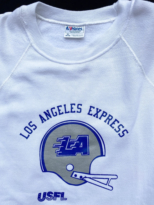USFL Original LA Express 80's Hanes Crew Sweatshirt