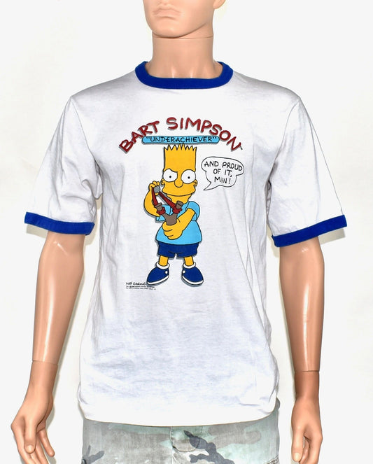 1989 Bart Simpson Underachiever Ringer T-shirt