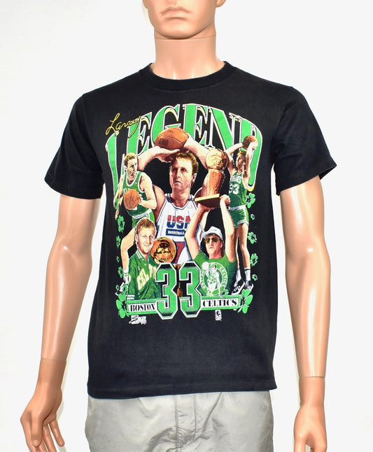 Boston Celtics Larry Bird 1992 Salem Double Sided T-Shirt