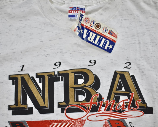 1992 Portland TrailBlazers Vs. Chicago Bulls T-Shirt NEW