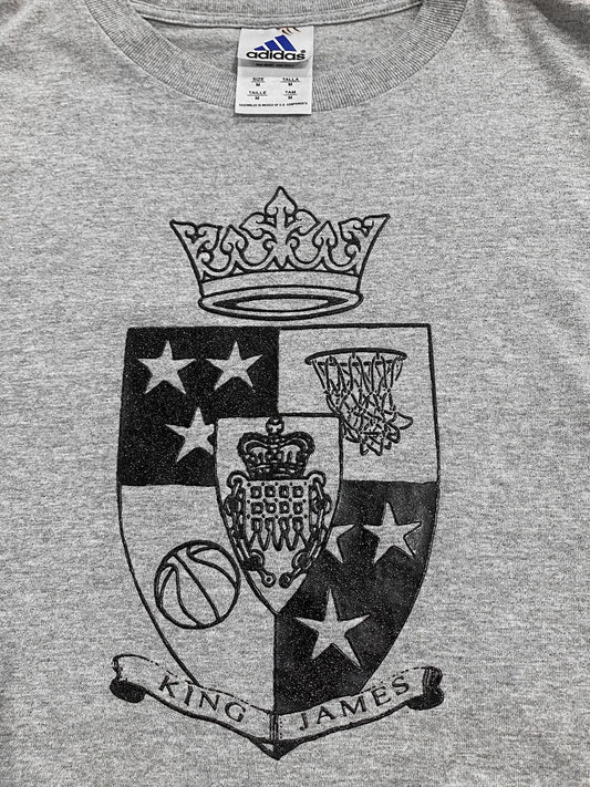 Pre-Nike: Adidas Sample Lebron James Crest T-shirt