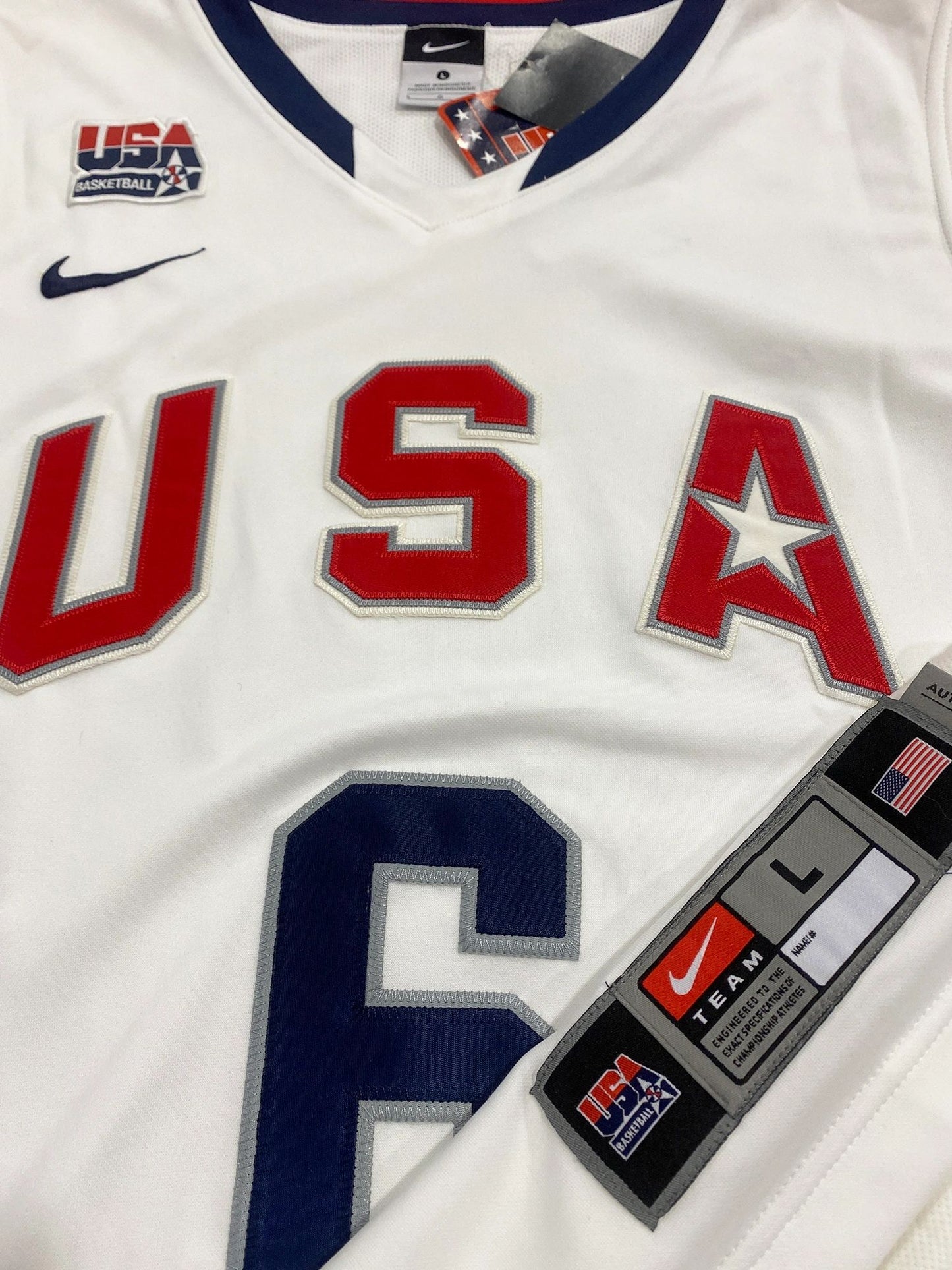 USA Lebron James Nike Authentic Olympic Jersey NEW