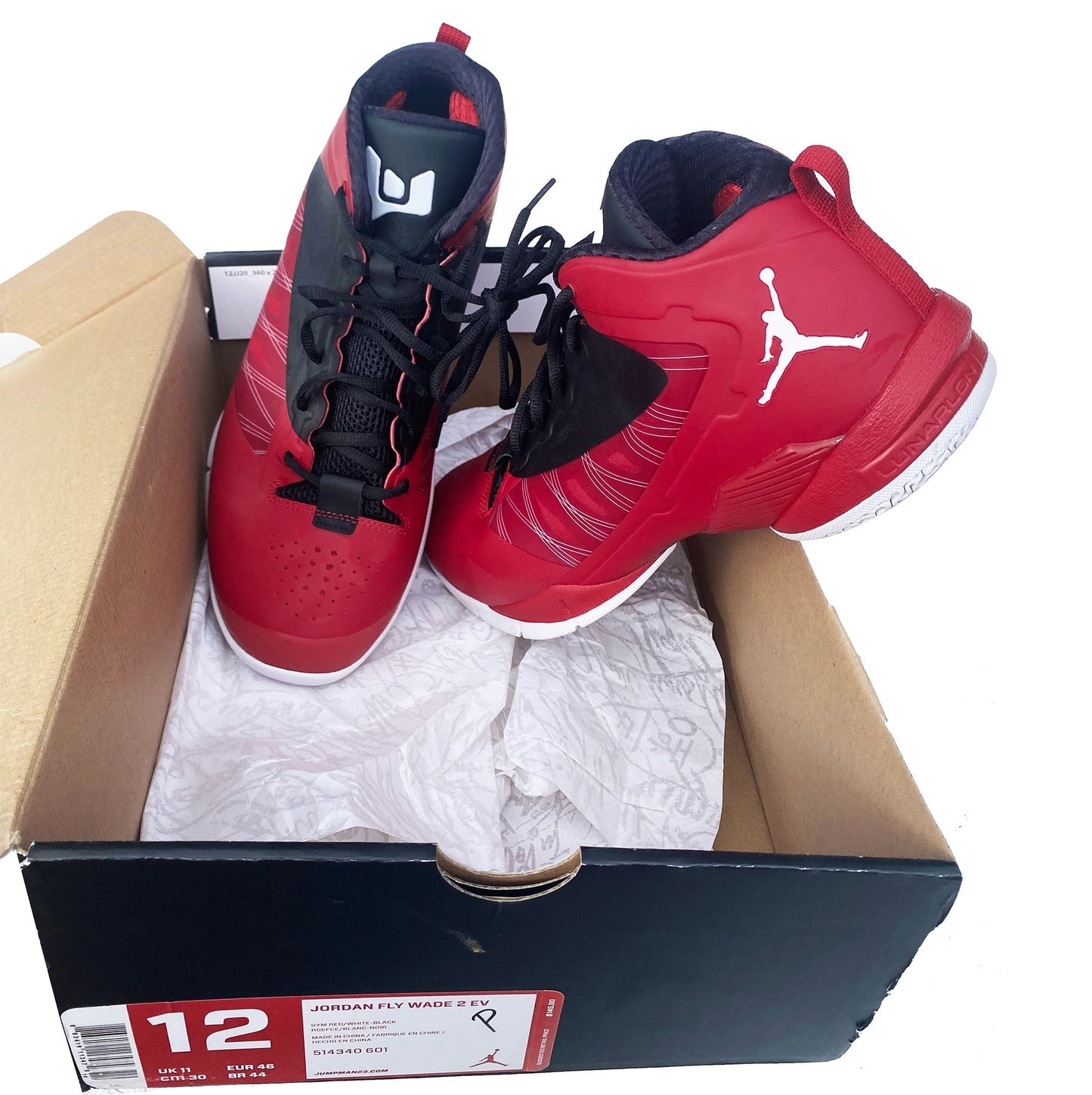 Nike Air Jordan Fly Wade 2 EV Playoffs Size 12