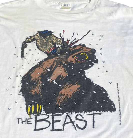 1988 Original Wolverine Marvel Shirt "The Beast" Size XXL