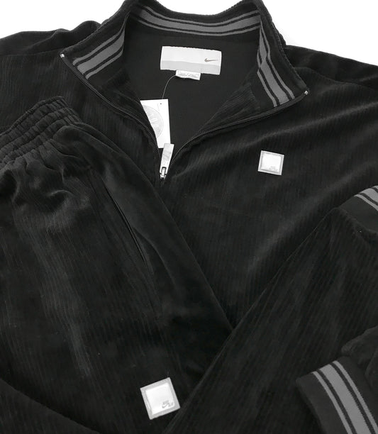 NIKE Air Corduroy Velour Track Suit Jacket & Pants Set Y2K Size Large
