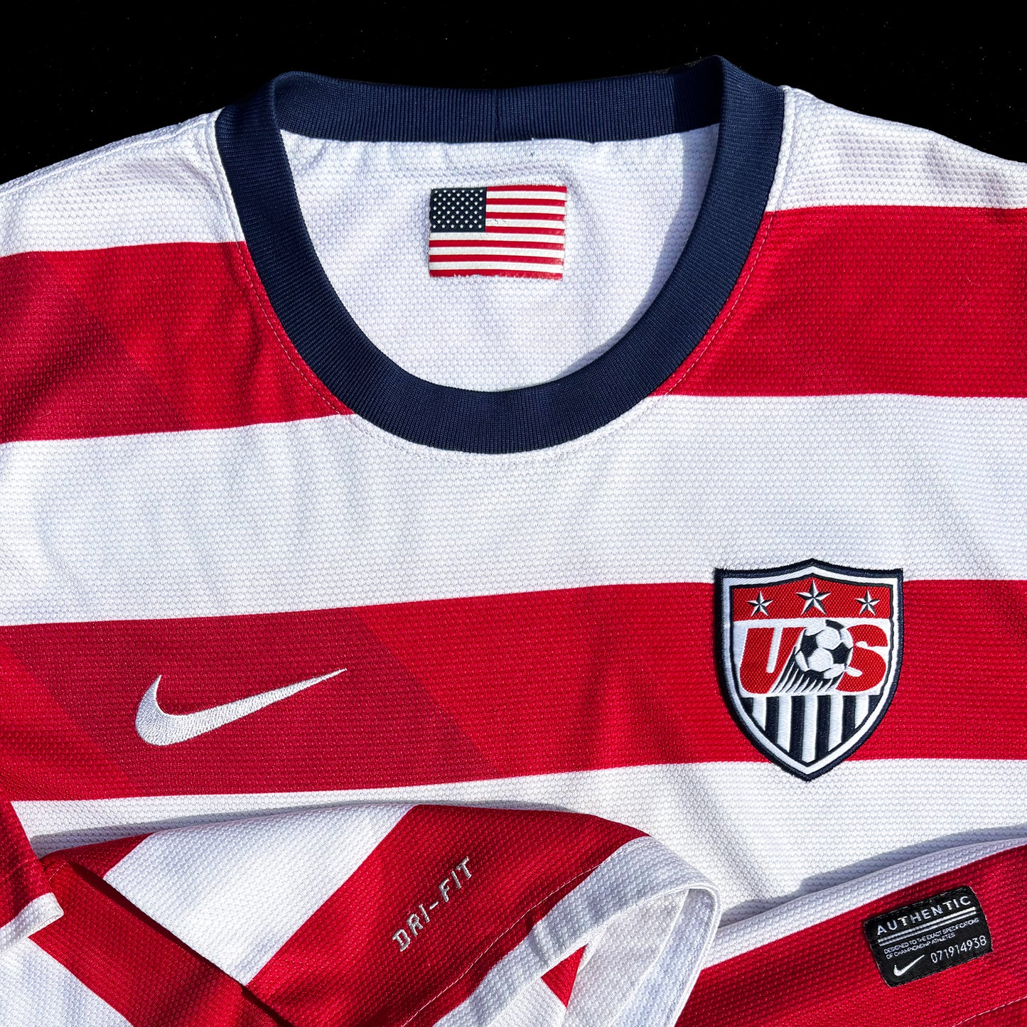 Nike USA Soccer "Waldo" 2012 Authentic Home Jersey