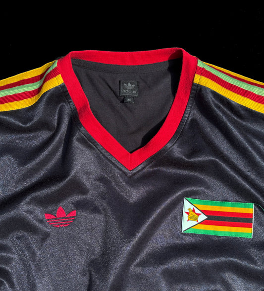Zimbabwe Adidas Throwback Soccer Trefoil Jersey