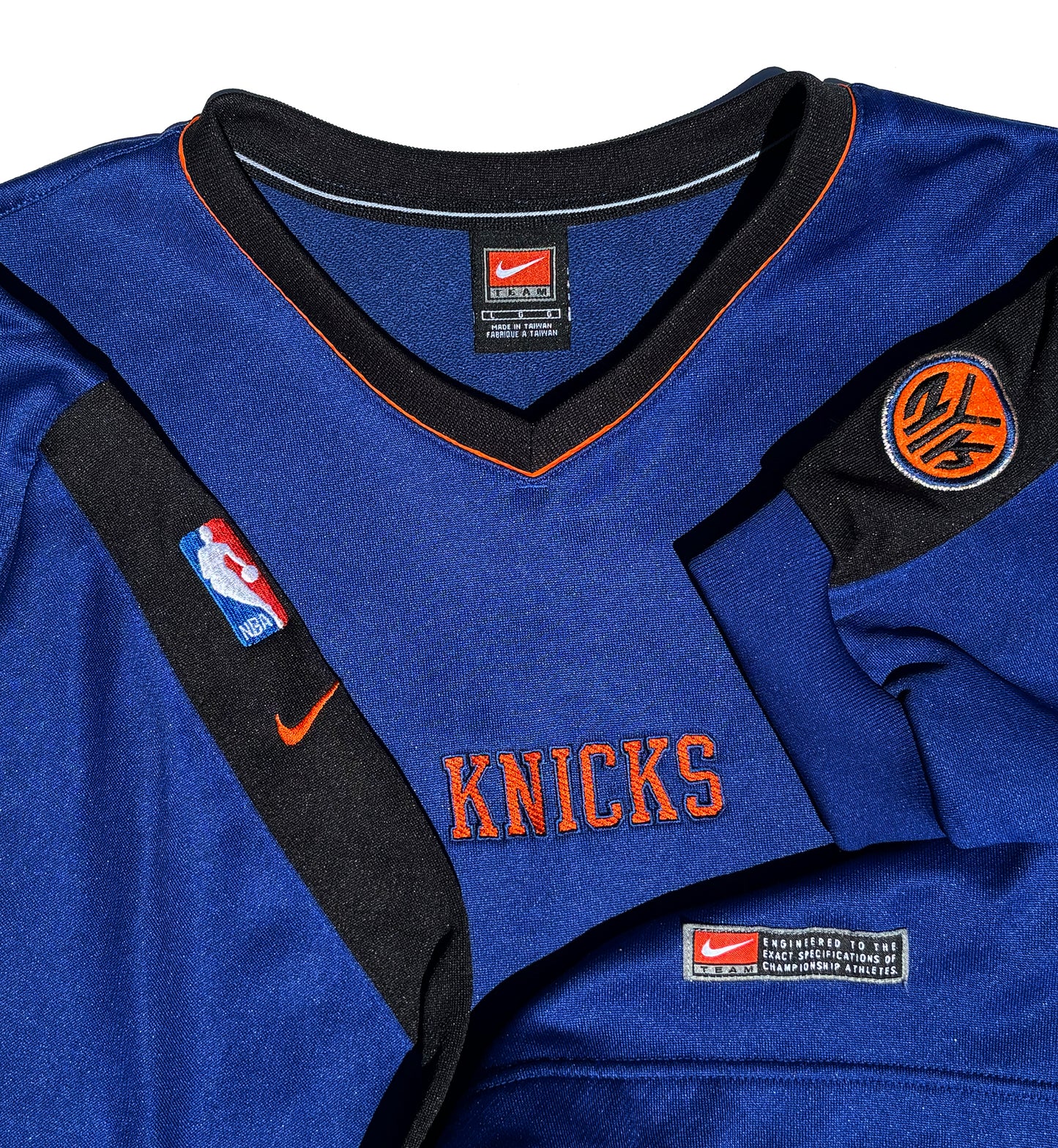 New York Knicks Nike Authentic Y2K L/S Shooting Shirt