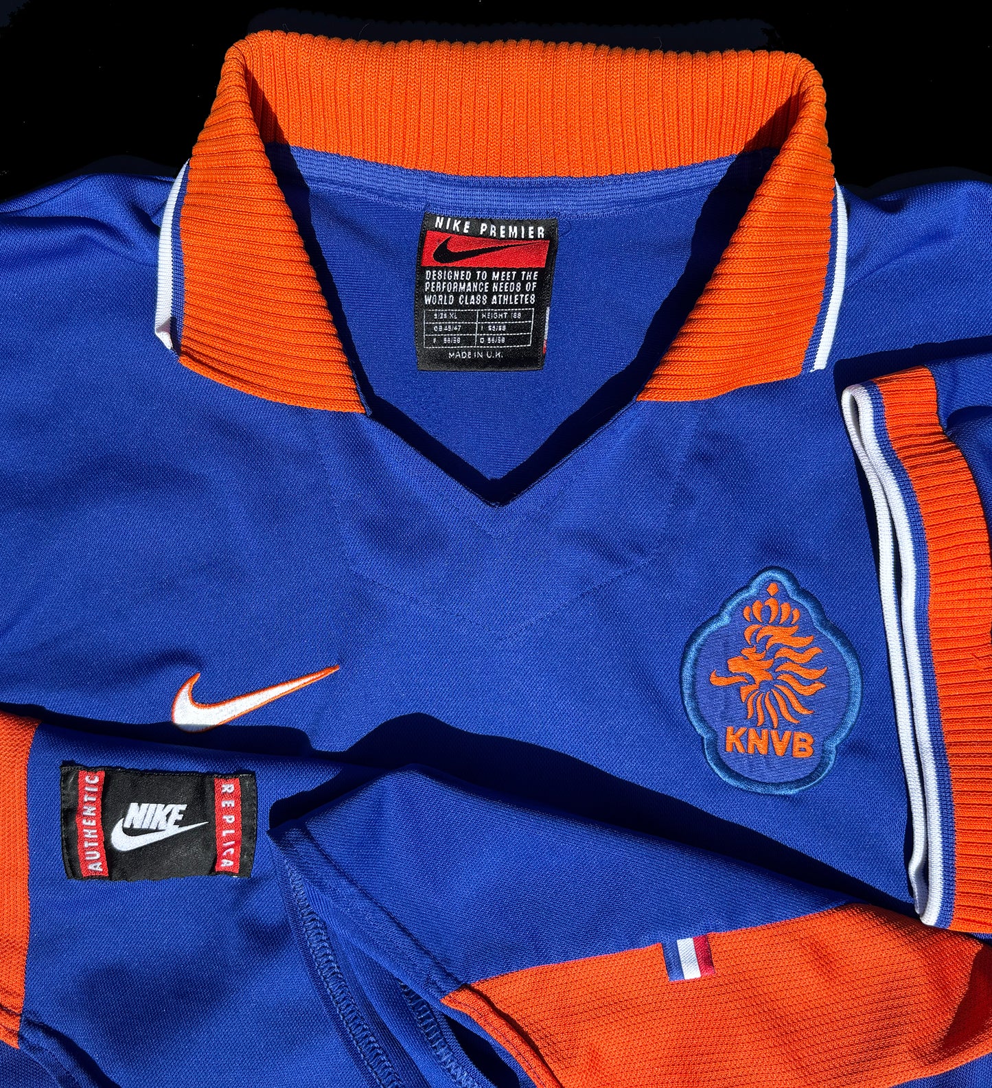 Netherlands Nike KNVB 1997 Premier Soccer Away Jersey