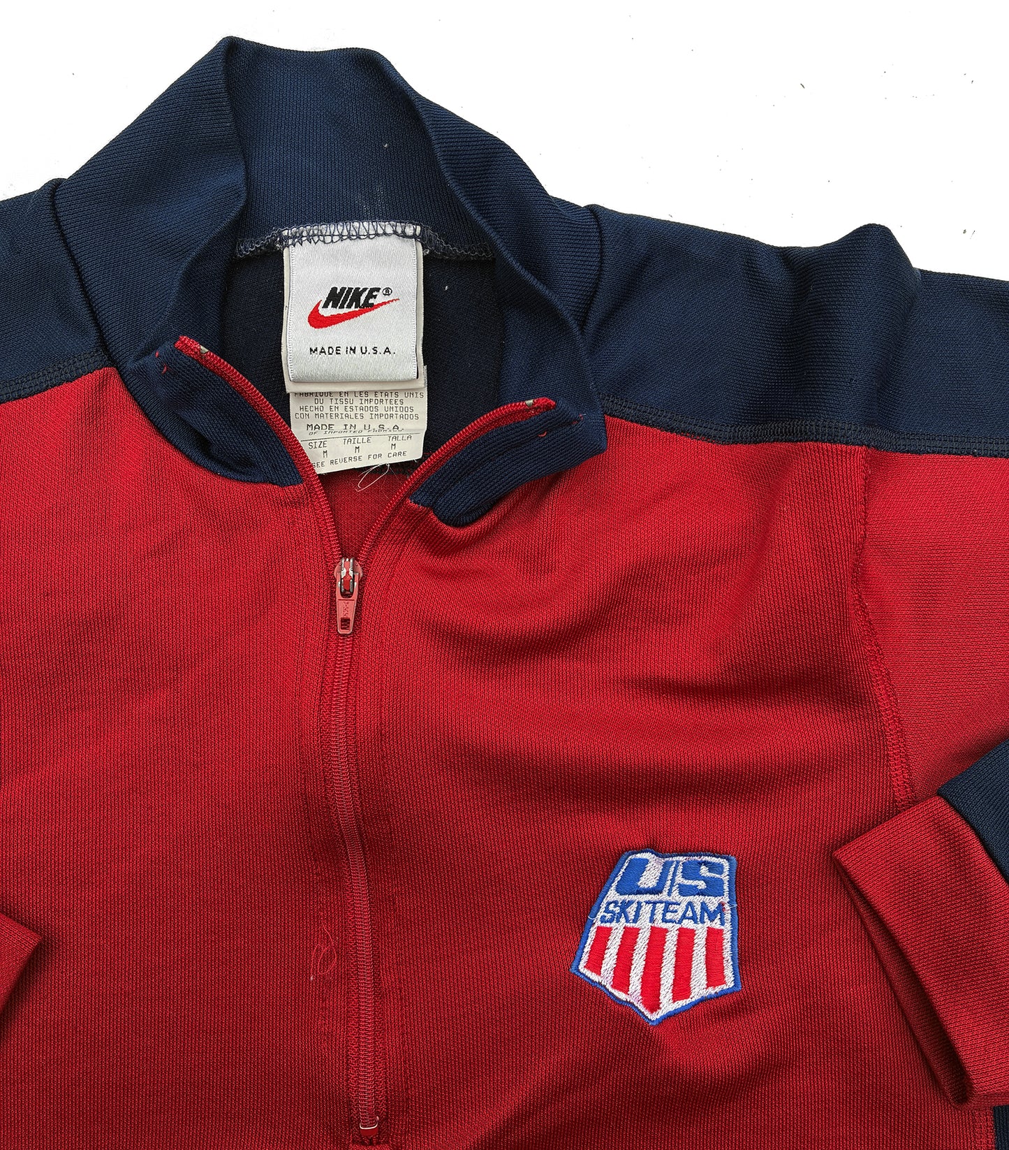 Nike USA Ski Team 1998 Olympics Quarter Zip Warm Up Shirt