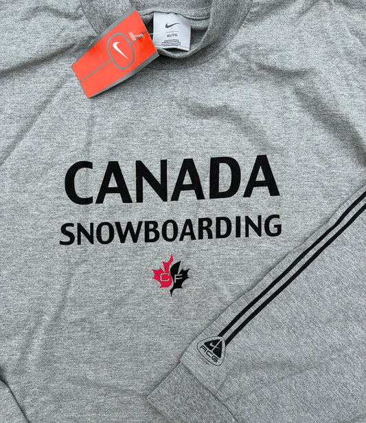 Nike ACG Canada Snowboarding L/S Mock Neck Shirt NEW XL