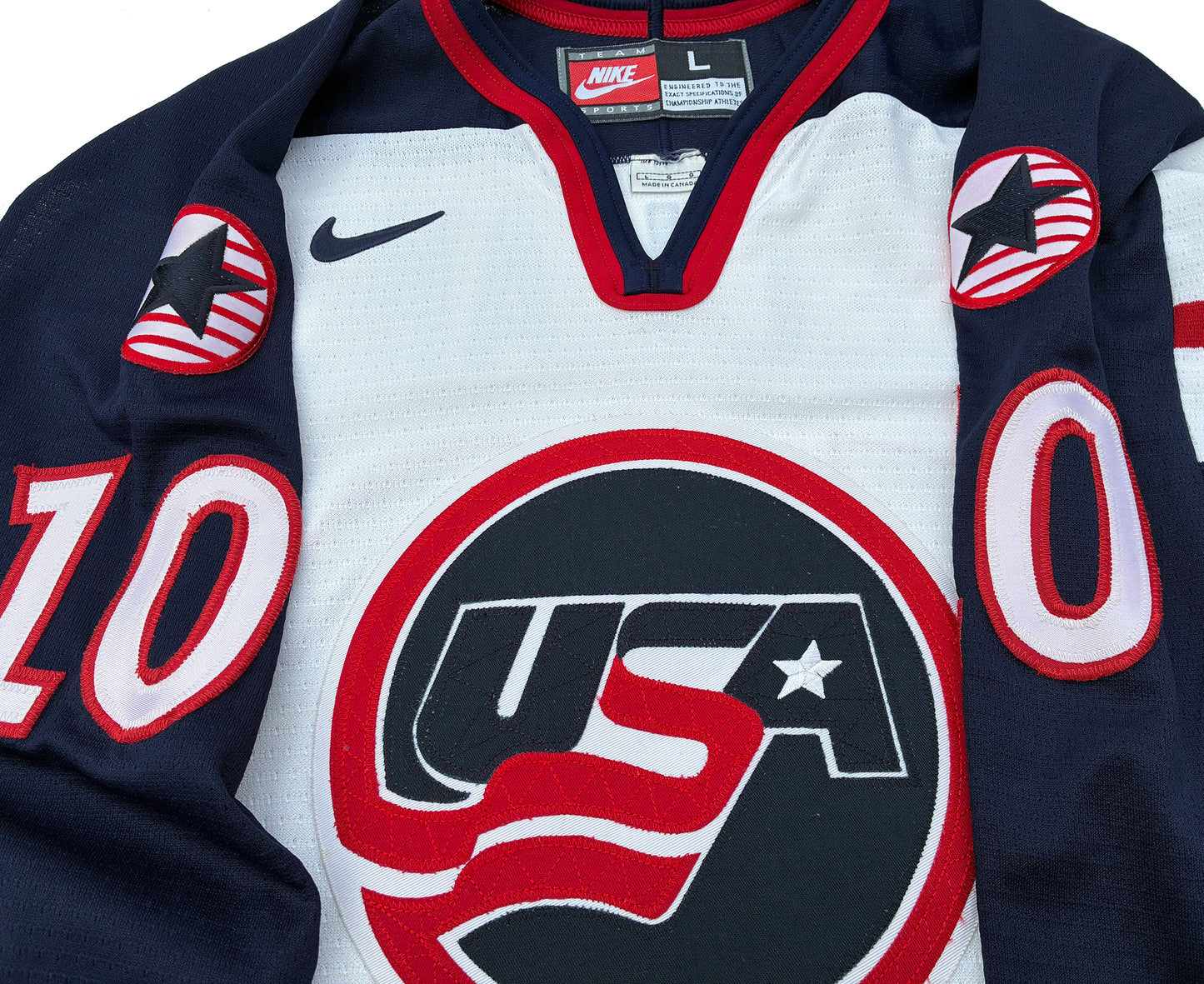 Nike USA Hockey John Leclair 1998 Olympics Authentic Jersey
