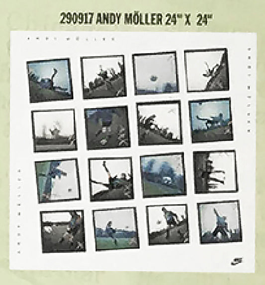 Nike Soccer Original Andy Möller Poster New 24" x 24"
