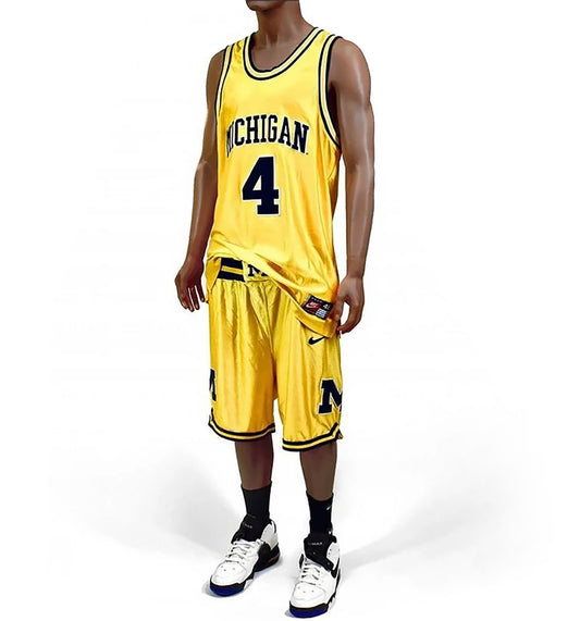 Michigan Wolverines Authentic Nike Chris Webber Fab 5 Set