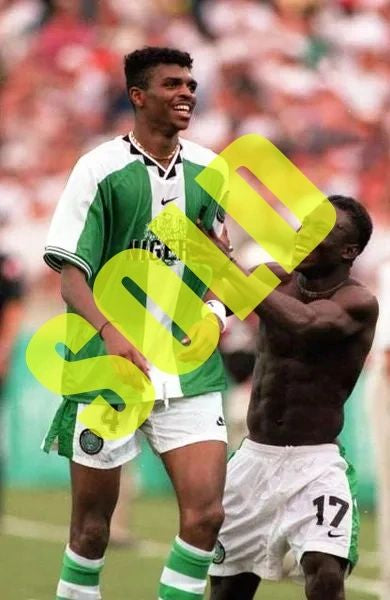 Nike Nigeria Rare Olympics Gold Medal Jersey 1996
