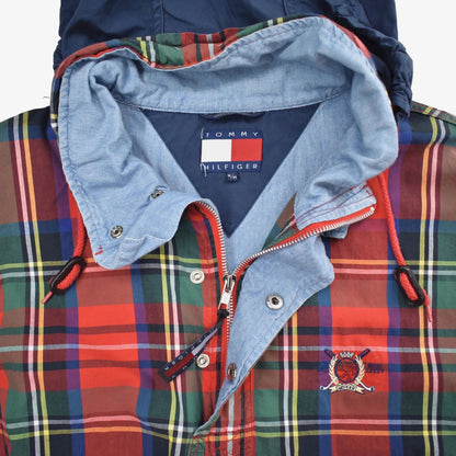 Tommy Hilfiger Madras Lightweight Pullover Plaid Jacket