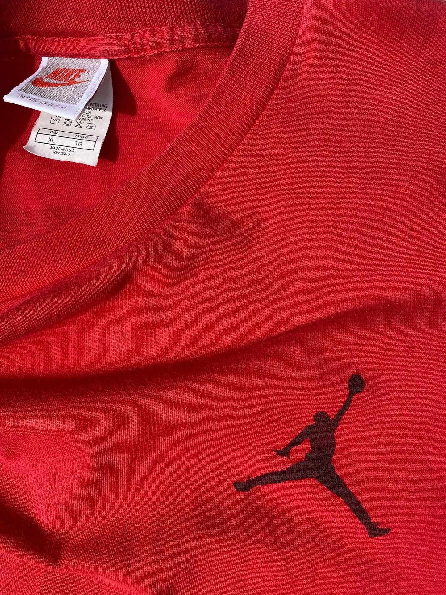 Nike Air Jordan 9 IX - X Baseball TEN BEST Gray Tag T-Shirt XL