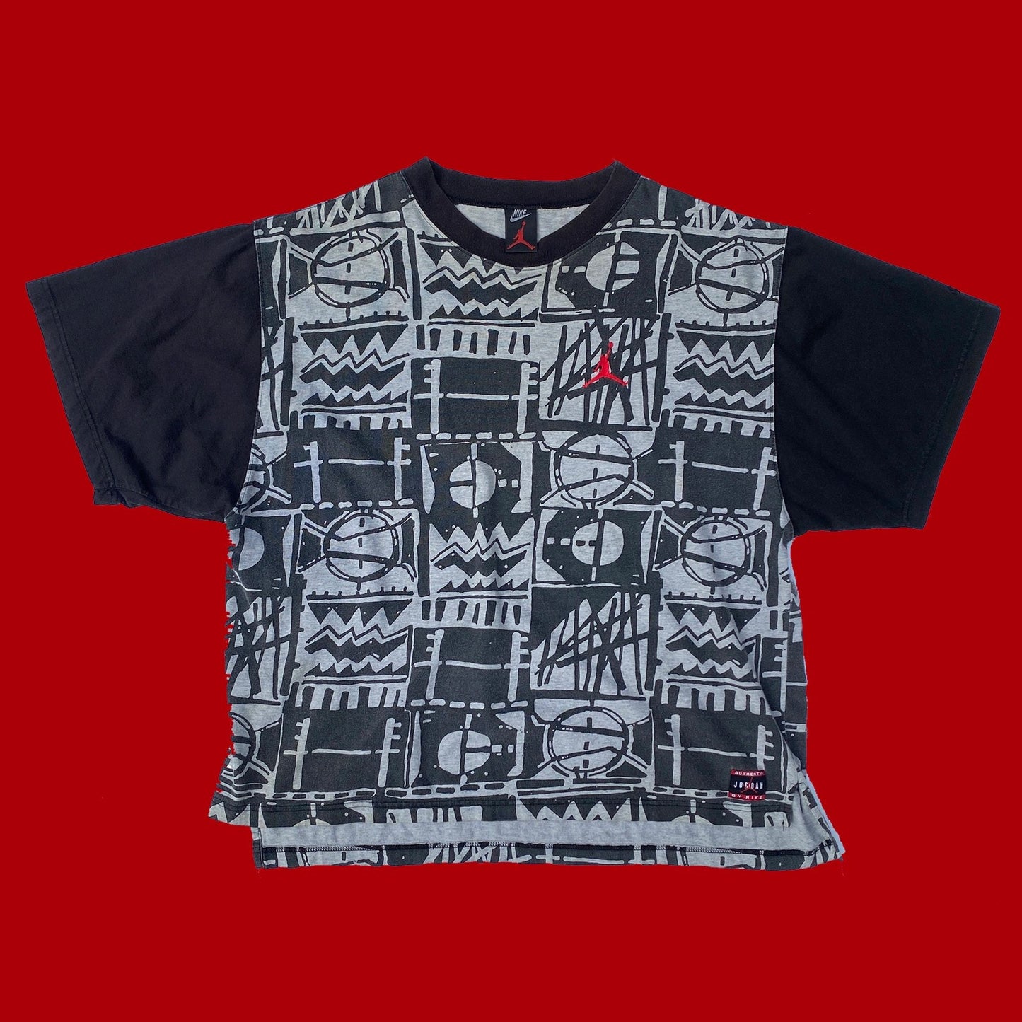 Nike Air Jordan IX Collection Authentic AOP Box Cut T-Shirt