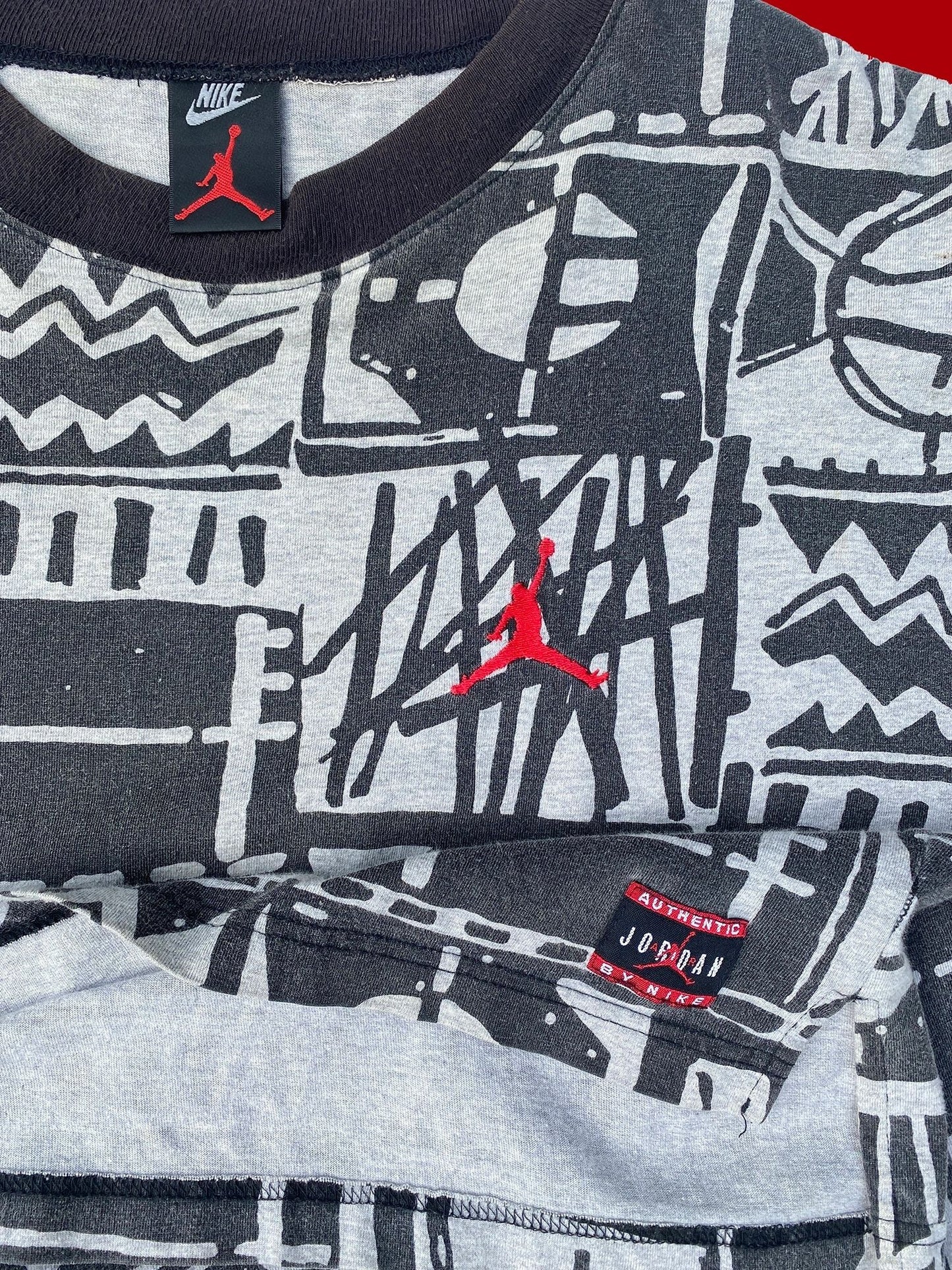 Nike Air Jordan IX Collection Authentic AOP Box Cut T-Shirt