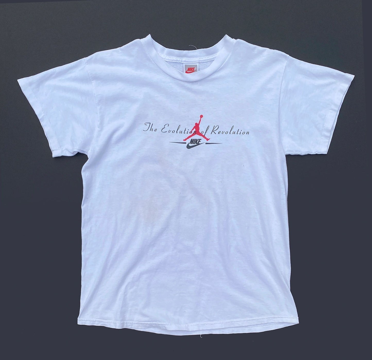 Nike Air Jordan 9 IX Evolution of Revolution Gray Tag T-Shirt