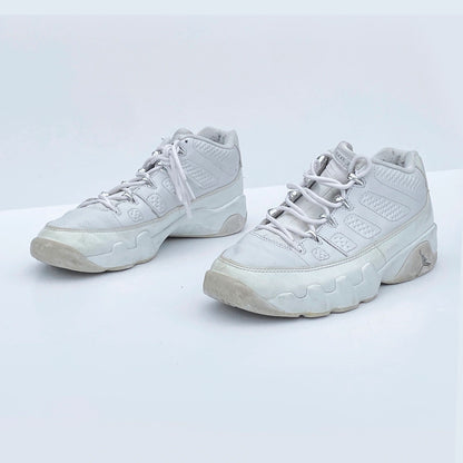 Nike Air Jordan 9 IX White/Chrome Low 2002 Size 8