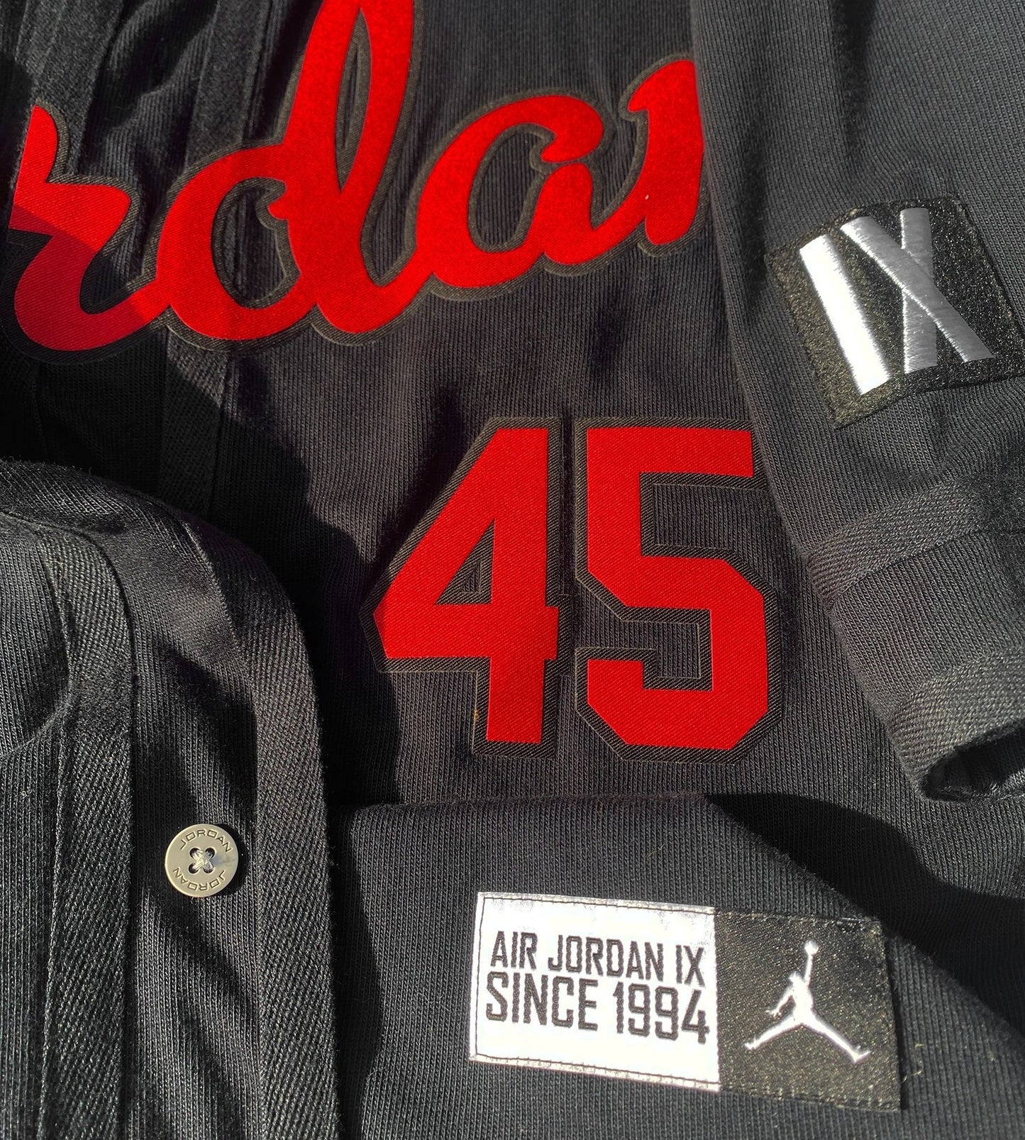 Nike Air Jordan 9 IX Baseball Jersey Sample Size L