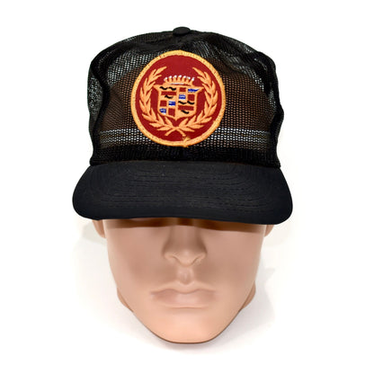 Cadillac Patch 80's Trucker Snap Back Hat