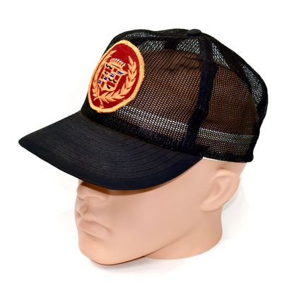 Cadillac Patch 80's Trucker Snap Back Hat