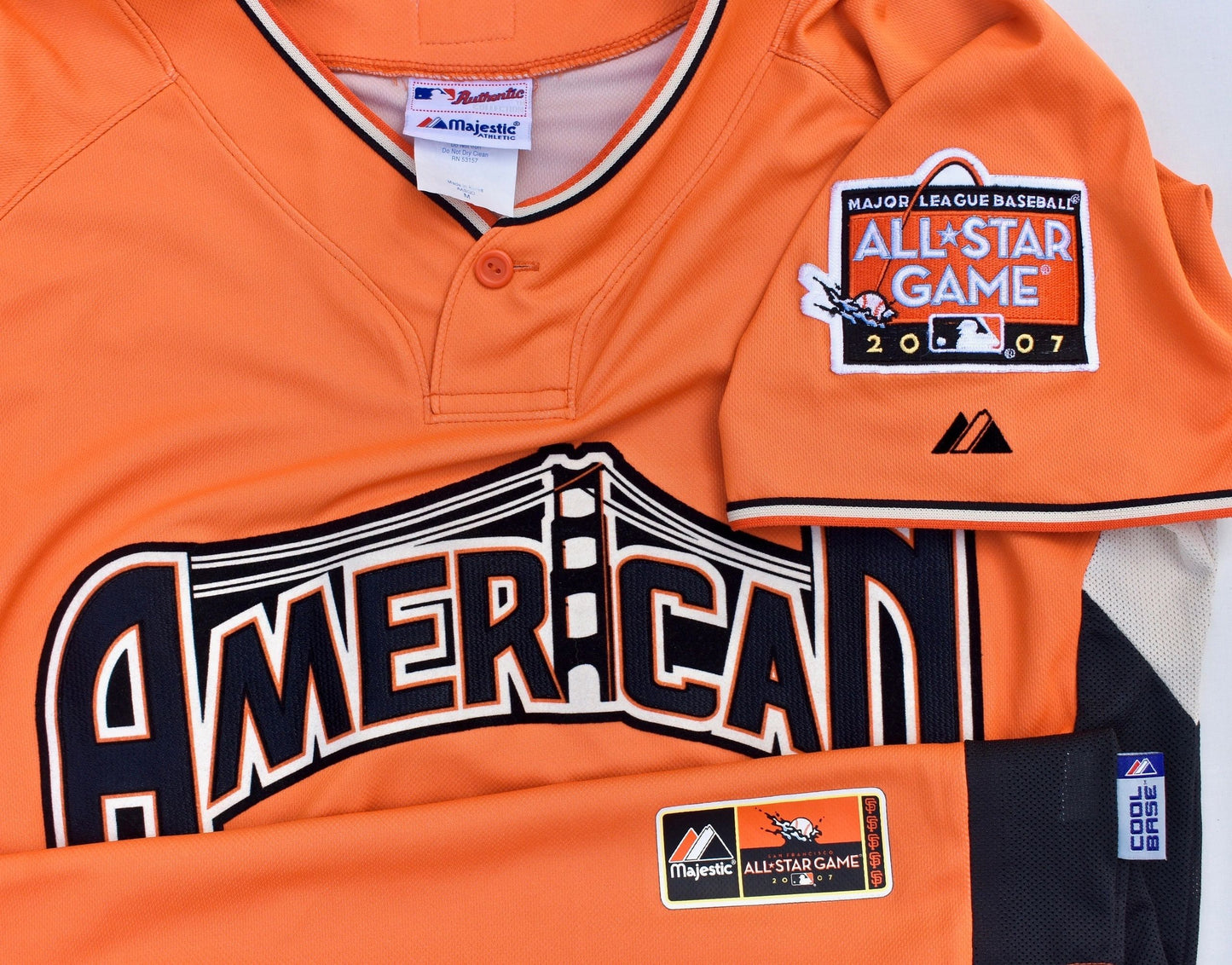 All Star 2007 Authentic AMERICAN Majestic Game Jersey