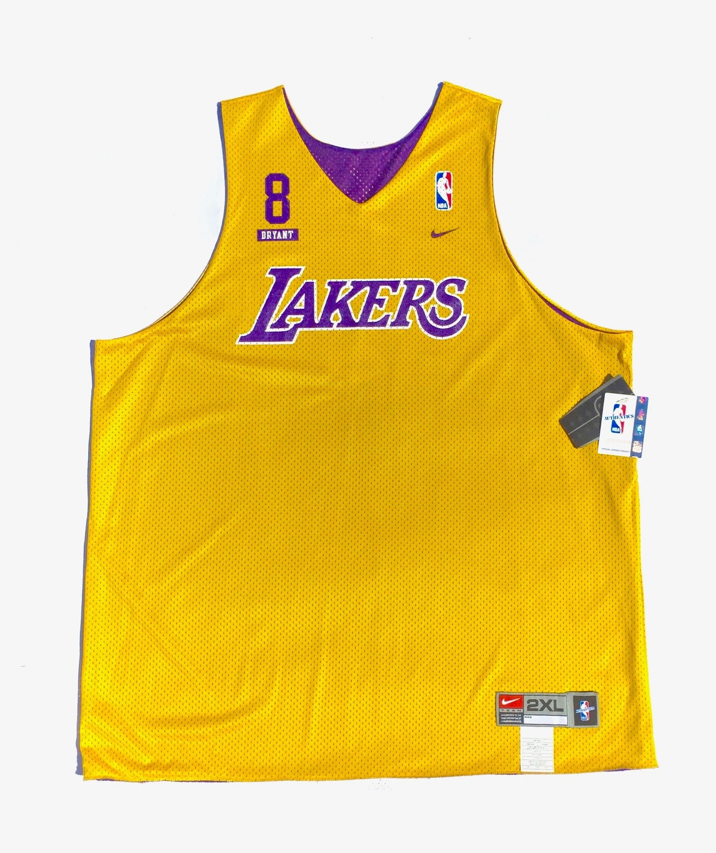 LA Lakers 1997-98 Nike Kobe Reversible Practice Jersey NEW
