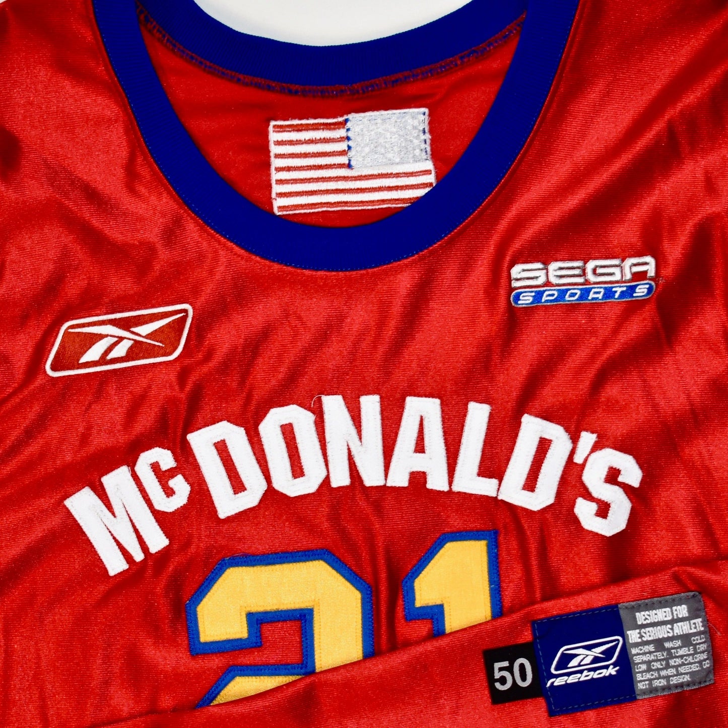 High School McDonalds All American 2002 Game Worn Jersey