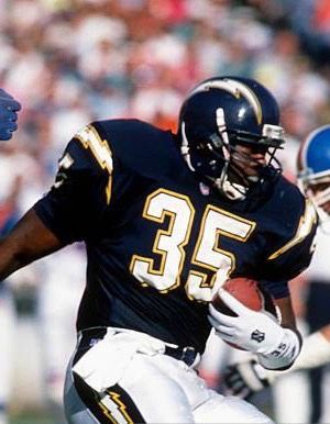Marion Butts San Diego Chargers early 90s Champion Jersey