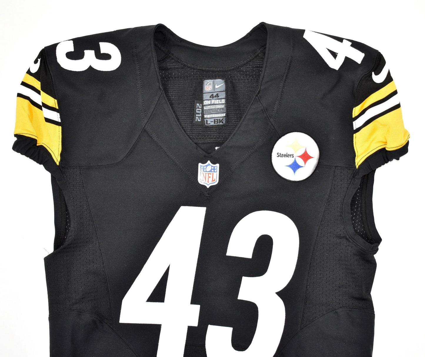 Pittsburgh Steelers 2012 Nike Authentic Troy Polamalu Game Jersey