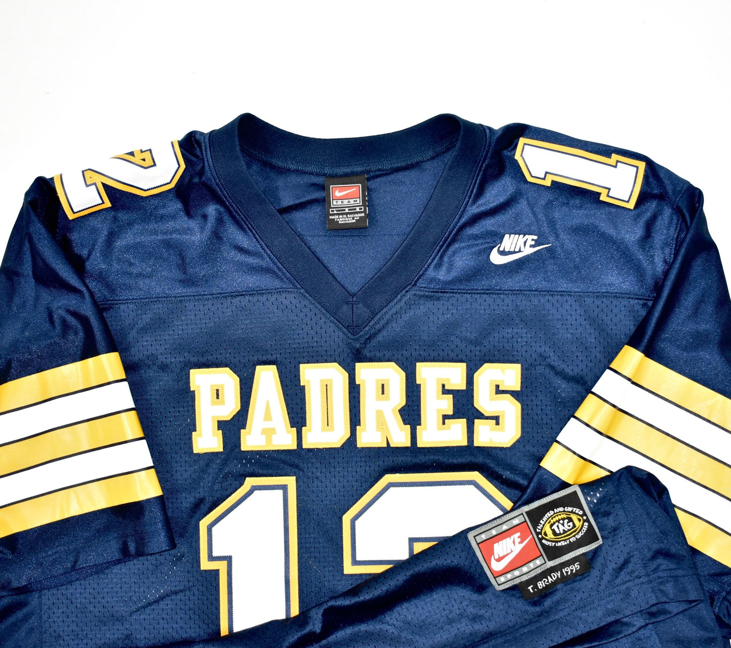 Nike Tom Brady 1995 Junipero Serra High School Jersey