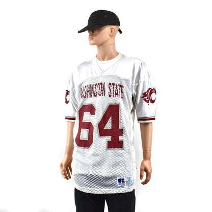 Washington State Cougars WSU Game worn Russell Athletic 90's Jersey