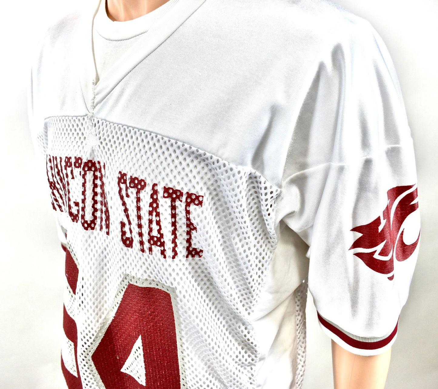Washington State Cougars WSU Game worn Russell Athletic 90's Jersey