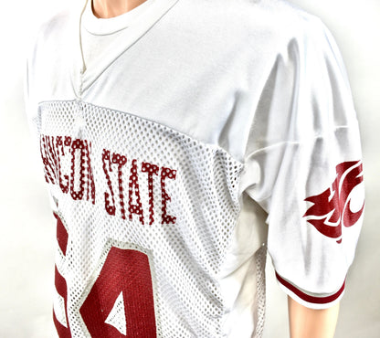 Washington State Cougars WSU Game worn Russell Athletic 90's Jersey